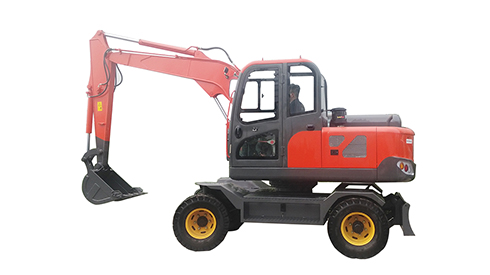 Construction Garden Usage Mini Hydraulic Wheel Excavator